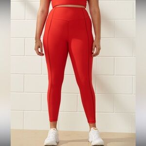 Abercrombie & Fitch Red Leggings